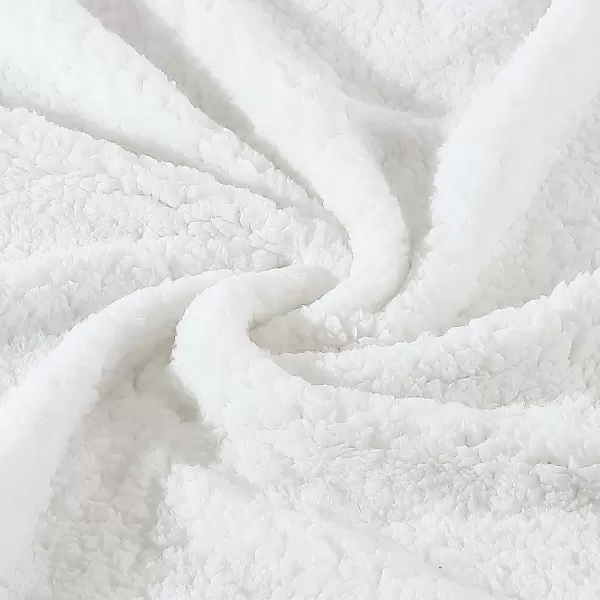 imageEddie Bauer UltraPlush Collection Throw BlanketReversible Sherpa Fleece Cover Soft amp Cozy Perfect for Bed or Couch Emperor PenguinClyde Hill Stripe