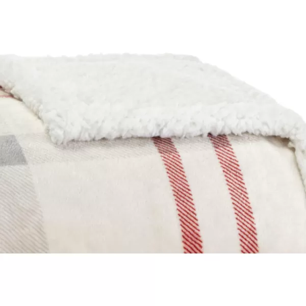 imageEddie Bauer UltraPlush Collection Throw BlanketReversible Sherpa Fleece Cover Soft amp Cozy Perfect for Bed or Couch Emperor PenguinNew Castle Red