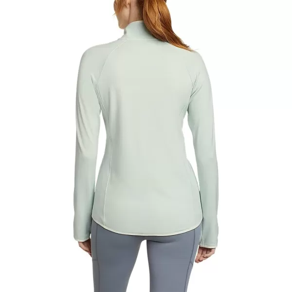 imageEddie Bauer Womens Activator Grid Fleece FullZipLt Green