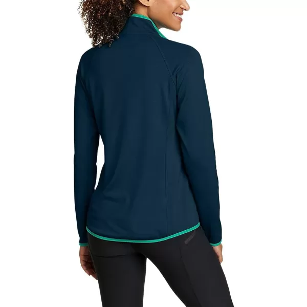 imageEddie Bauer Womens Activator Grid Fleece FullZipPeacock
