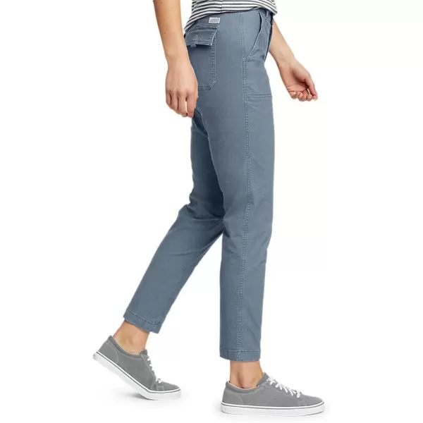 imageEddie Bauer Womens Adventurer Stretch Ripstop Ankle PantsPetite Chambray Blue