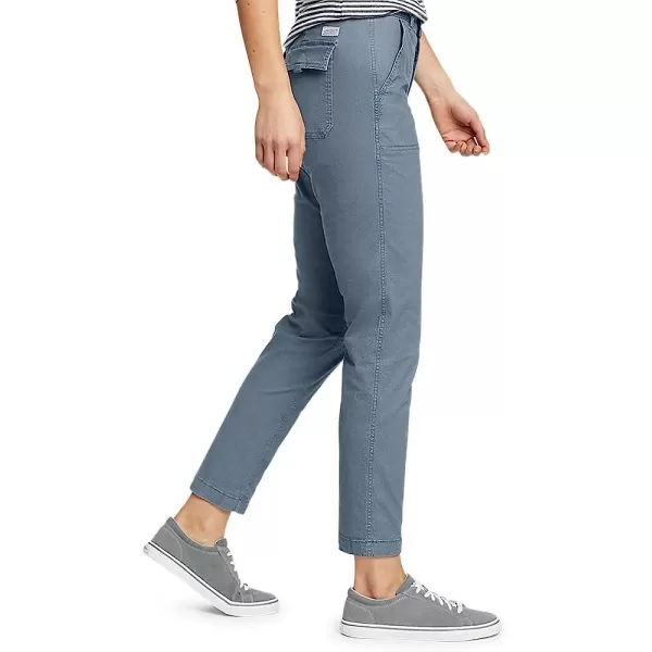imageEddie Bauer Womens Adventurer Stretch Ripstop Ankle PantsPlus Size Chambray Blue