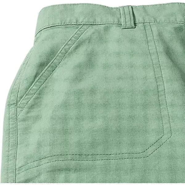 imageEddie Bauer Womens Adventurer Stretch Ripstop Ankle PantsPlus Size Chambray Blue
