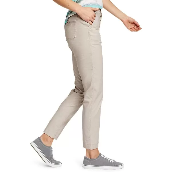 imageEddie Bauer Womens Adventurer Stretch Ripstop Ankle PantsPlus Size Pumice