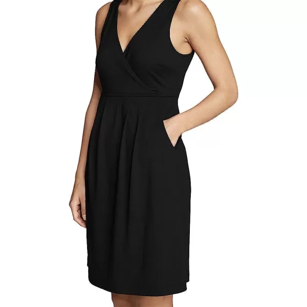 imageEddie Bauer Womens Aster Crossover Dress  SolidRegular Seamoss
