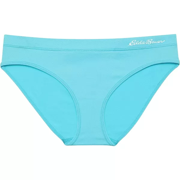 imageEddie Bauer Womens Bikini Underwear 3 PackGuavaBlue FishDark Heather