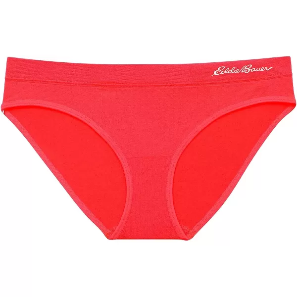 imageEddie Bauer Womens Bikini Underwear 3 PackGuavaBlue FishDark Heather