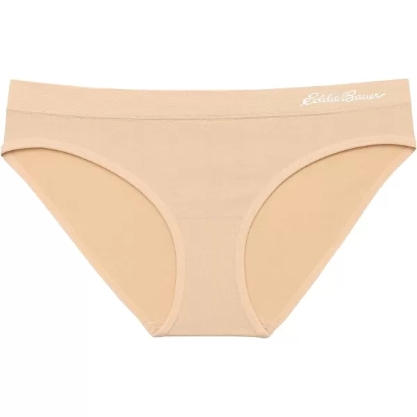 imageEddie Bauer Womens Bikini Underwear 3 PackNudeBlackHirise