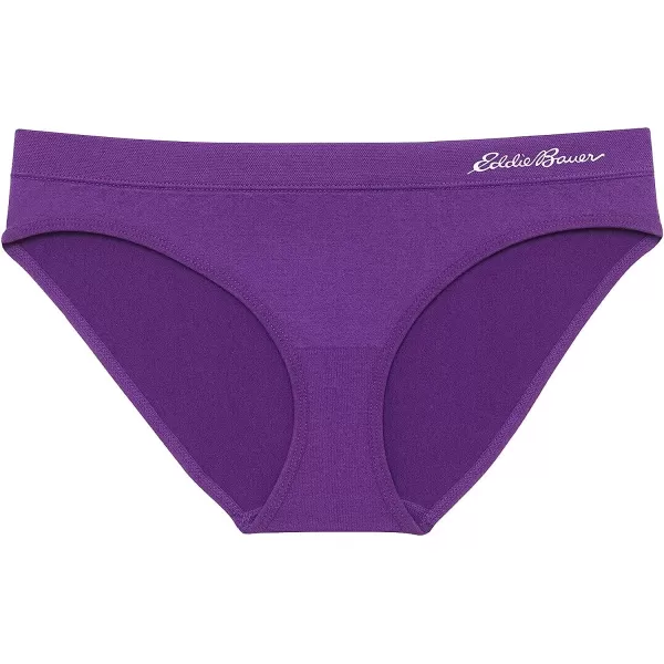 imageEddie Bauer Womens Bikini Underwear 3 PackViolet TulipCrown JewelBlack