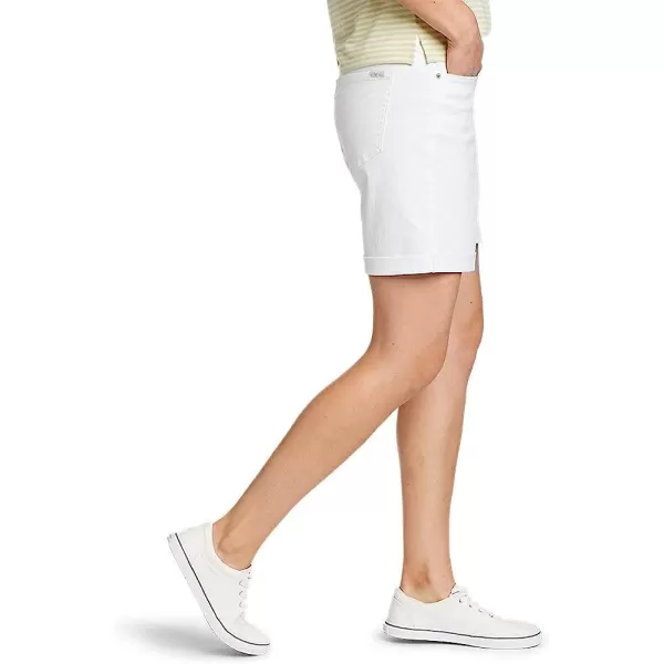 imageEddie Bauer Womens Boyfriend Denim ShortsWhite
