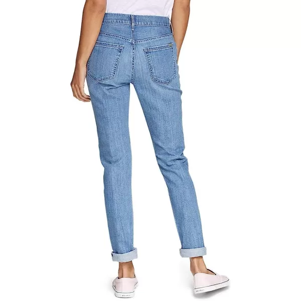 imageEddie Bauer Womens Boyfriend Jeans  Slim LegRegular Pacific Wash