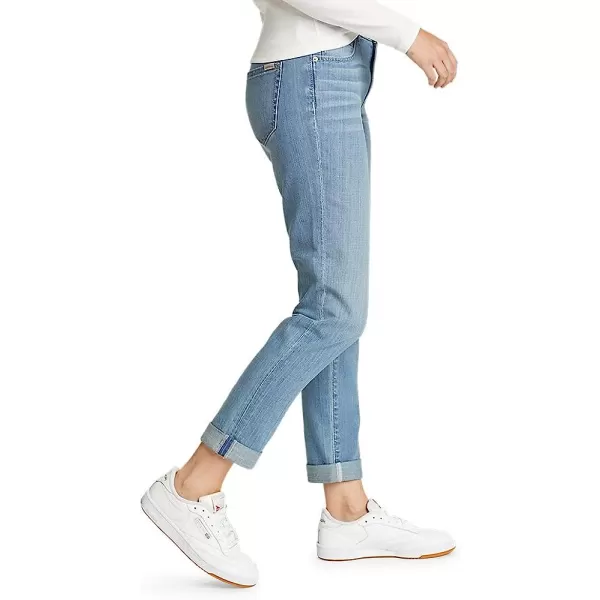 imageEddie Bauer Womens Boyfriend Jeans  Slim LegRegular Worn Light