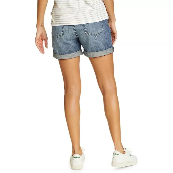 imageEddie Bauer Womens Boyfriend Rolled ShortsRegular Med Denim