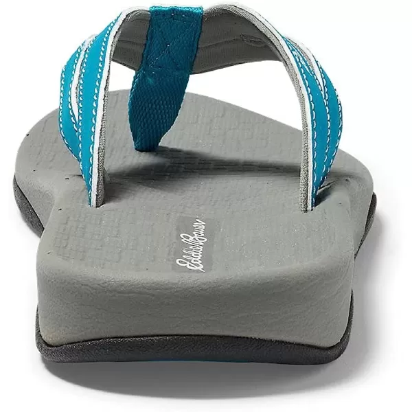 imageEddie Bauer Womens Break Point Flip Flop Tropical Blue 9Eddie Bauer Womens Break Point Flip Flop Tropical Blue 9