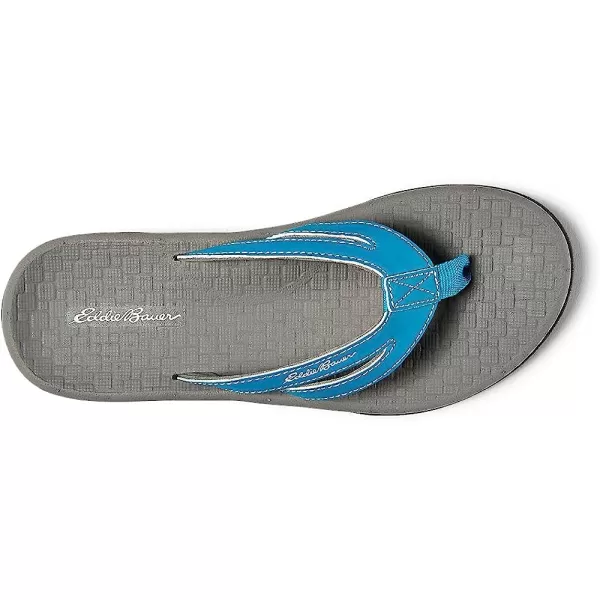 imageEddie Bauer Womens Break Point Flip Flop Tropical Blue 9Eddie Bauer Womens Break Point Flip Flop Tropical Blue 9