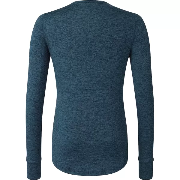 imageEddie Bauer Womens Brushed Long Sleeve Crew Neck ShirtDark Teal Heather