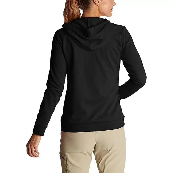 imageEddie Bauer Womens Camp Fleece FullZip HoodieBlack
