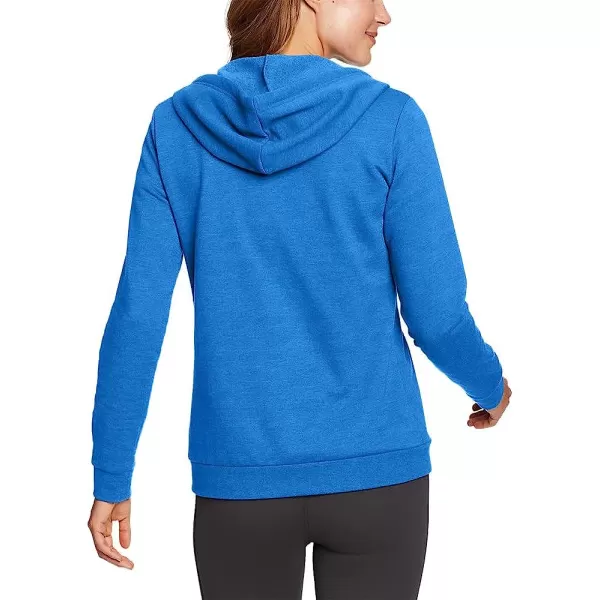 imageEddie Bauer Womens Camp Fleece FullZip HoodieBrilliant Blue