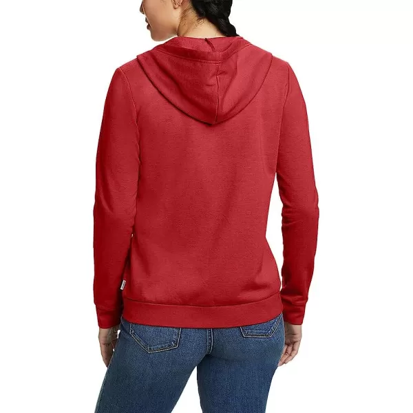 imageEddie Bauer Womens Camp Fleece FullZip HoodieScarlet