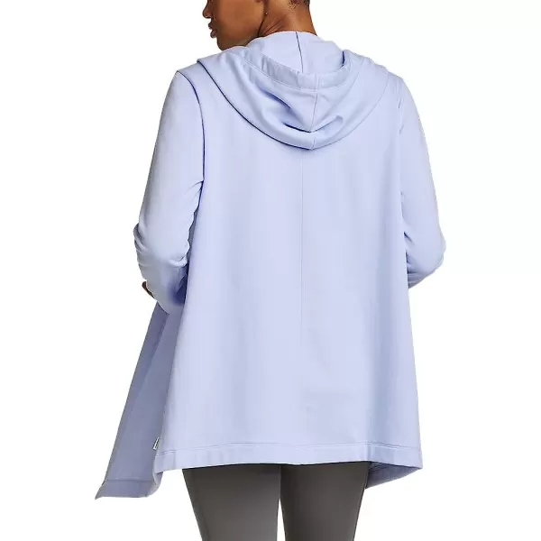 imageEddie Bauer Womens Camp Fleece Hoodie WrapPeriwinkle