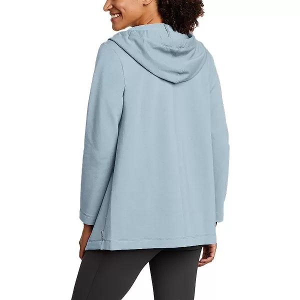 imageEddie Bauer Womens Camp Fleece Hoodie WrapSlate Blue