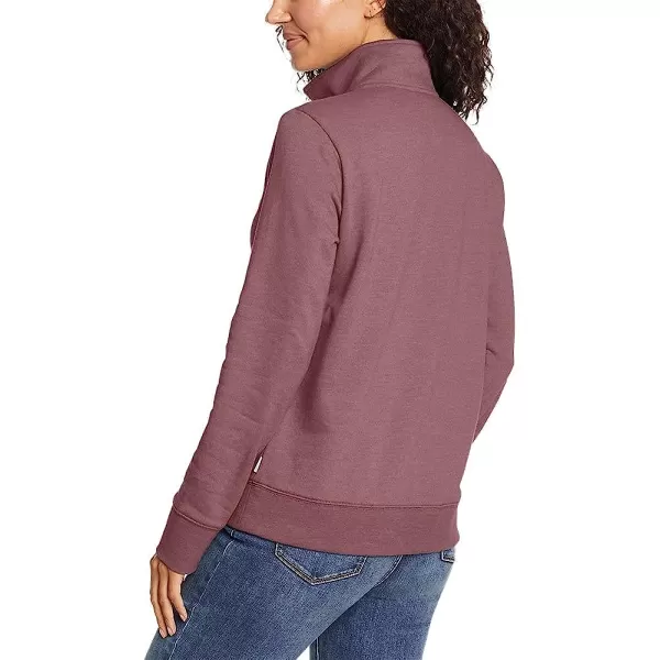 imageEddie Bauer Womens Camp Fleece LongSleeve 14ZipDusty Violet