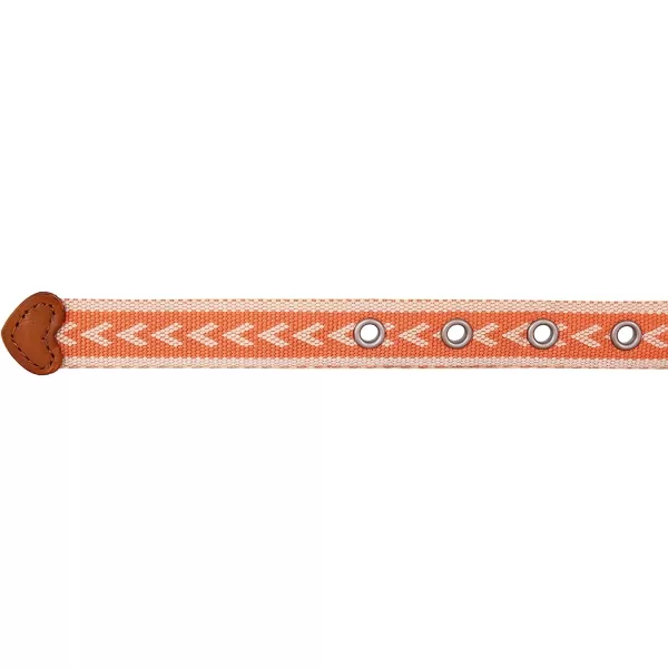 imageEddie Bauer Womens Cascade Grommet Webbing Belt with Metal BuckleCoral