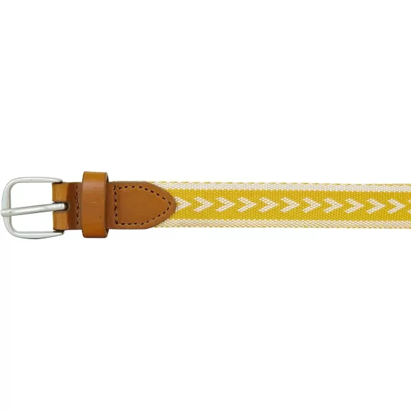 imageEddie Bauer Womens Cascade Grommet Webbing Belt with Metal BuckleDark Marigold