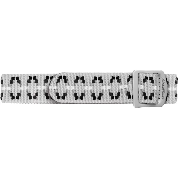 imageEddie Bauer Womens Cascade Webbing Belt with Engraved Metal BuckleSilver