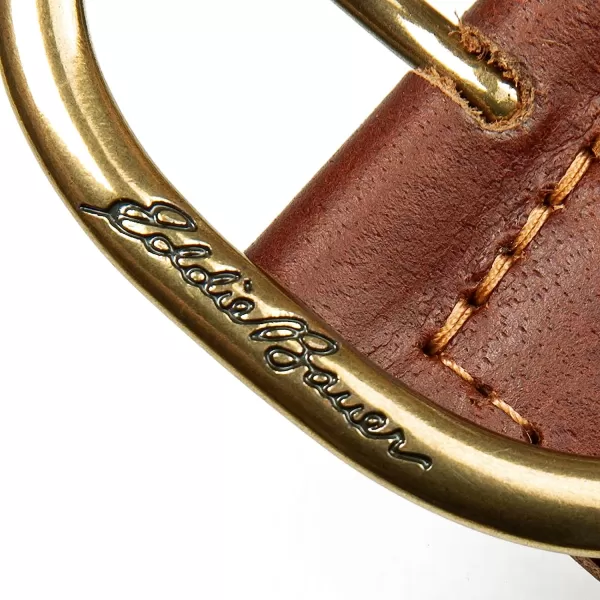 imageEddie Bauer Womens Center Bar Woven Leather BeltTan
