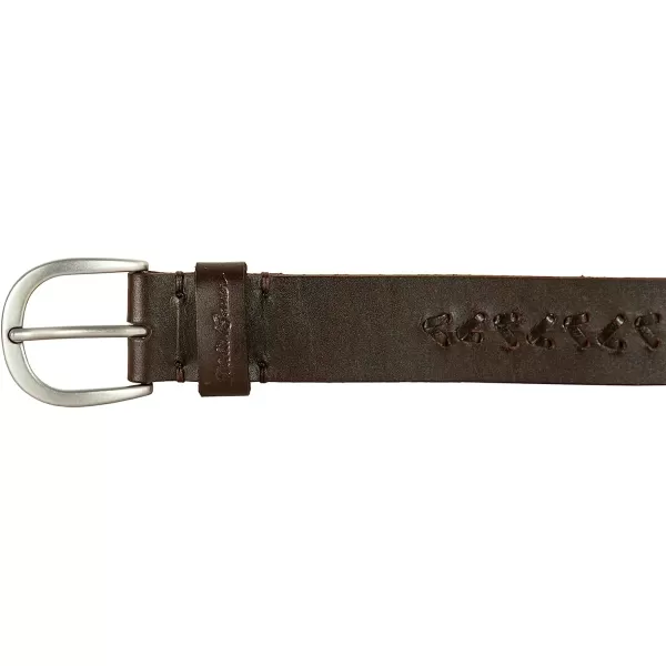 imageEddie Bauer Womens Center Lacing Detailed Leather BeltBrown