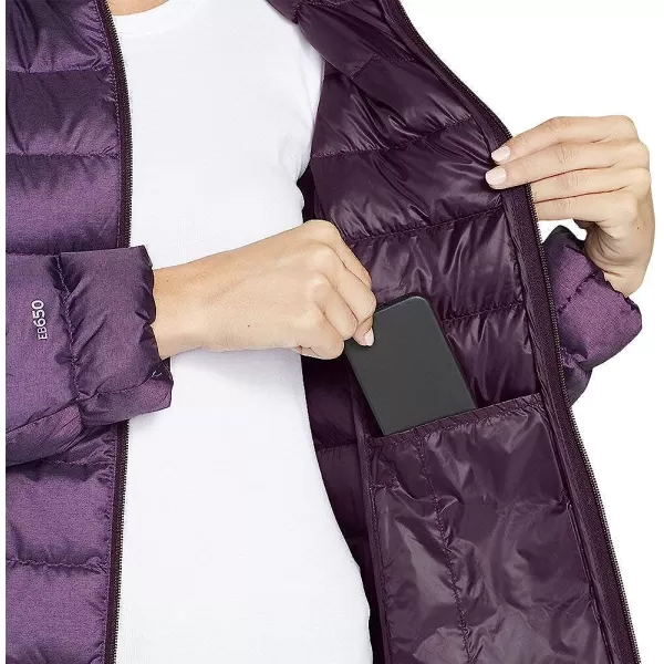 imageEddie Bauer Womens CirrusLite Down Hooded Jacket Dk Plum Regular MEddie Bauer Womens CirrusLite Down Hooded Jacket Dk Plum Regular M