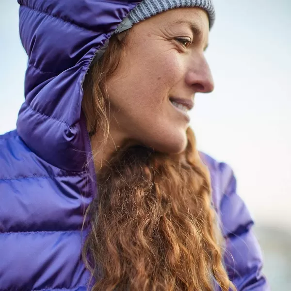 imageEddie Bauer Womens CirrusLite Down Hooded Jacket Dk Plum Regular MEddie Bauer Womens CirrusLite Down Hooded Jacket Dk Plum Regular M
