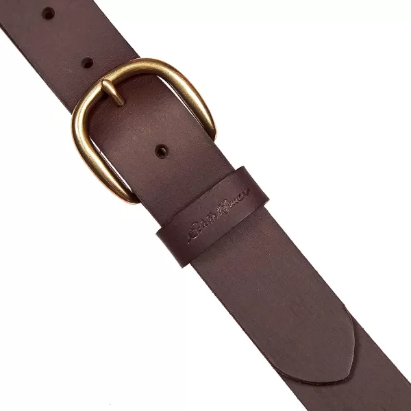 imageEddie Bauer Womens Classic Leather Jean BeltBrown