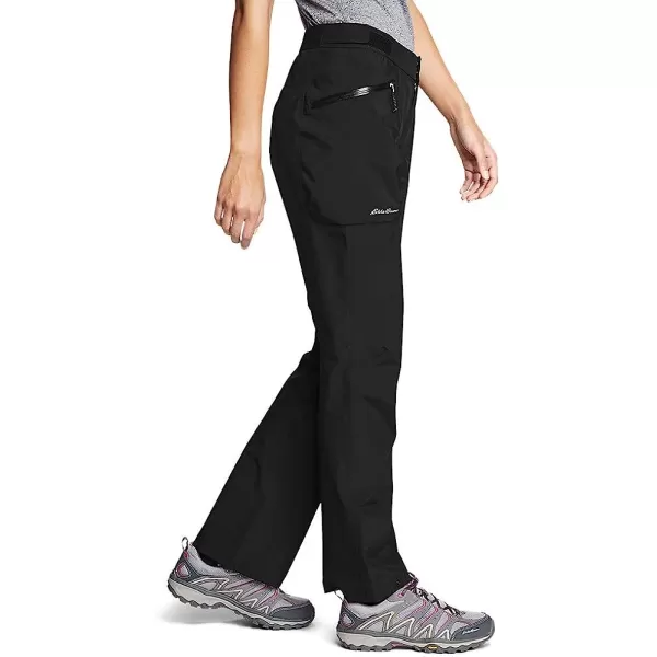 imageEddie Bauer Womens Cloud Cap Stretch Rain PantsPetite Black