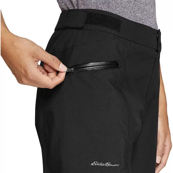 imageEddie Bauer Womens Cloud Cap Stretch Rain PantsPetite Black