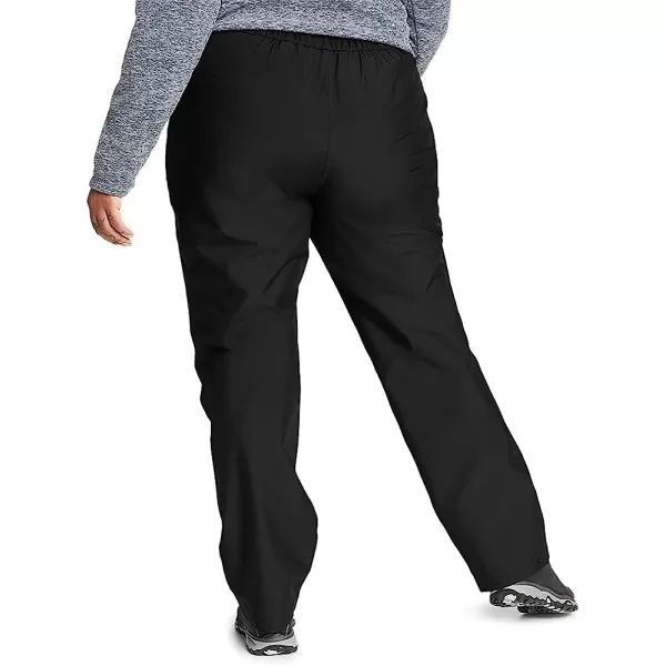imageEddie Bauer Womens Cloud Cap Stretch Rain PantsPlus Size Black
