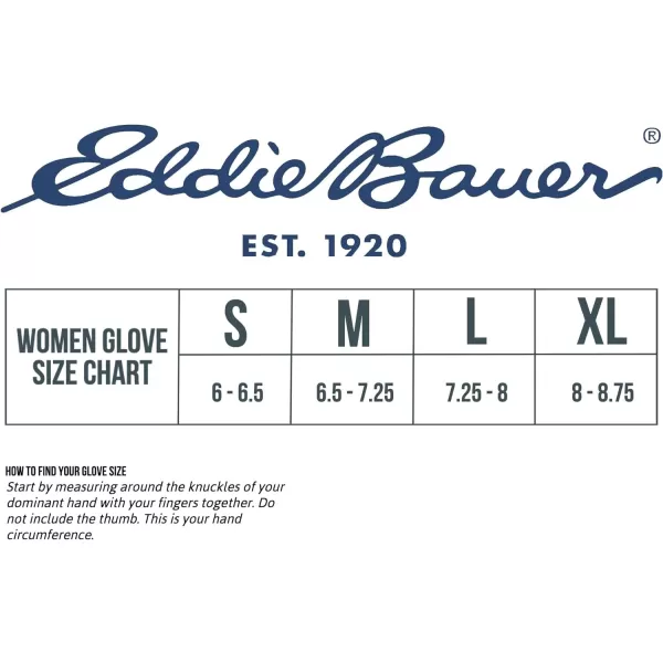 imageEddie Bauer Womens Cold Weather Performance GlovesGrid Fleece Ash Grey
