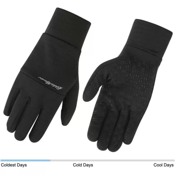 imageEddie Bauer Womens Cold Weather Performance GlovesGrid Fleece Black