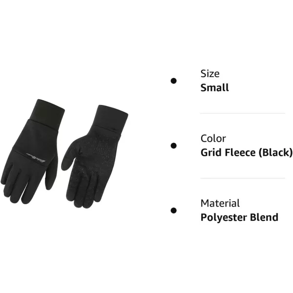 imageEddie Bauer Womens Cold Weather Performance GlovesGrid Fleece Black