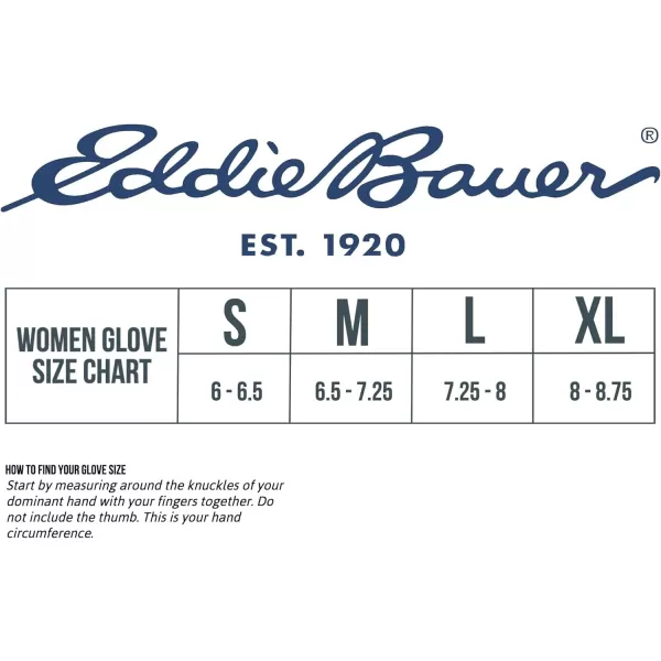 imageEddie Bauer Womens Cold Weather Performance GlovesGrid Fleece Navy