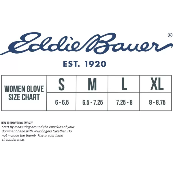 imageEddie Bauer Womens Cold Weather Performance GlovesVelvet Black