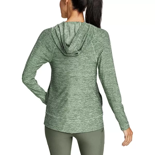imageEddie Bauer Womens Compass Essentials LongSleeve HoodieBottle Green