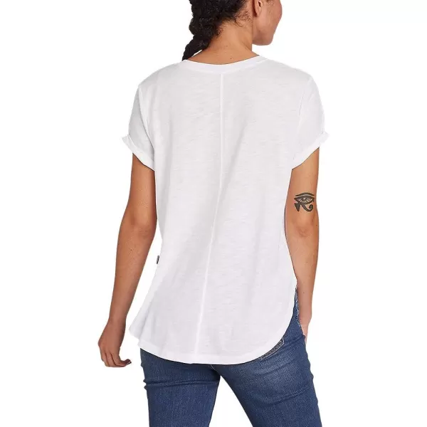 imageEddie Bauer Womens Concourse ShortSleeve PanelFront TShirtWhite