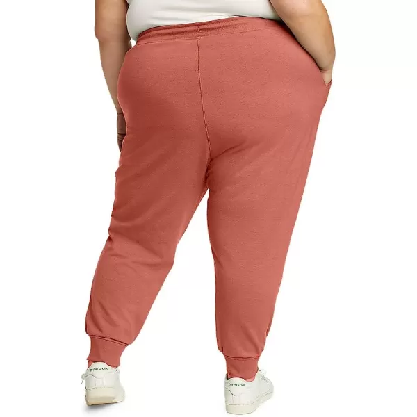 imageEddie Bauer Womens Cozy Camp Fleece Jogger PantsPlus Size Maroon