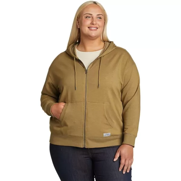 imageEddie Bauer Womens Cozy Camp FullZip HoodieDk Tan