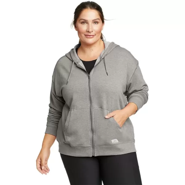 imageEddie Bauer Womens Cozy Camp FullZip HoodieHeather Gray