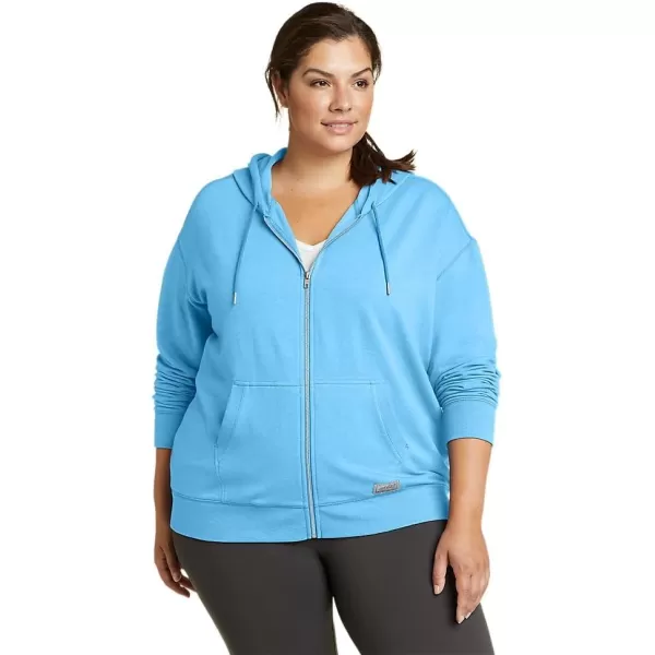 imageEddie Bauer Womens Cozy Camp FullZip HoodieMisty Blue