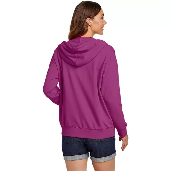 imageEddie Bauer Womens Cozy Camp FullZip HoodiePetite Deep Magenta