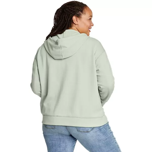 imageEddie Bauer Womens Cozy Camp FullZip HoodiePlus Celadon